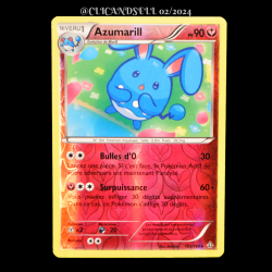 carte Pokémon 103/160 Azumarill 90 PV REVERSE Série XY05 - Primo Choc