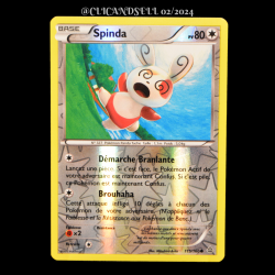 carte Pokémon 115/160 Spinda 80 PV REVERSE Série XY05 - Primo Choc