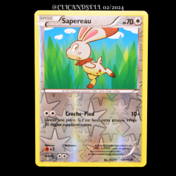 carte Pokémon 120/160 Sapereau 70 PV REVERSE Série XY05 - Primo Choc
