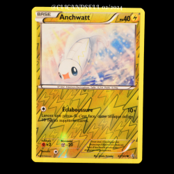 carte Pokémon 62/160 Anchwatt 40 PV REVERSE Série XY05 - Primo Choc