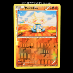 carte Pokémon 79/160 Méditikka 50 PV REVERSE Série XY05 - Primo Choc