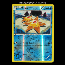 carte Pokémon 32/160 Stari 60 PV REVERSE Série XY05 - Primo Choc