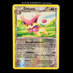 carte Pokémon 114/160 Delcatty 80 PV REVERSE Série XY05 - Primo Choc