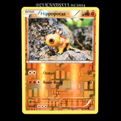 carte Pokémon 87/160 Hippopotas 90 PV REVERSE Série XY05 - Primo Choc