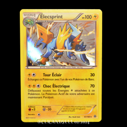 carte Pokémon 61/160 Elecsprint 100 PV Série XY05 - Primo Choc