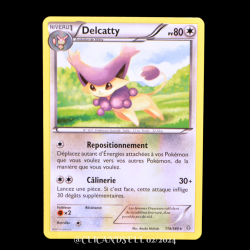 carte Pokémon 114/160 Delcatty 80 PV Série XY05 - Primo Choc