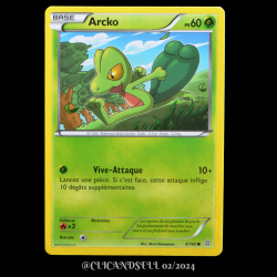carte Pokémon 6/160 Arcko Série XY05 - Primo Choc