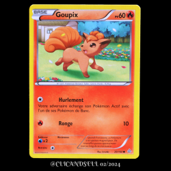 carte Pokémon 20/160 Goupix Série XY05 - Primo Choc