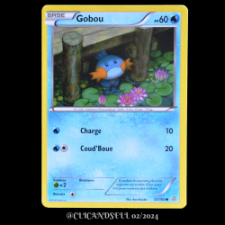 carte Pokémon 33/160 Gobou Série XY05 - Primo Choc