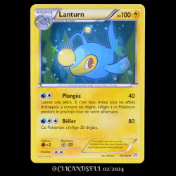 carte Pokémon 58/160 Lanturn Série XY05 - Primo Choc