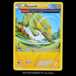 carte Pokémon 60/160 Dynavolt Série XY05 - Primo Choc