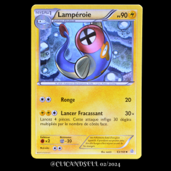 carte Pokémon 63/160 Lampéroie Série XY05 - Primo Choc