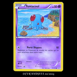 carte Pokémon 70/160 Tentacool Série XY05 - Primo Choc