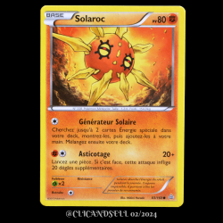 carte Pokémon 83/160 Solaroc Série XY05 - Primo Choc