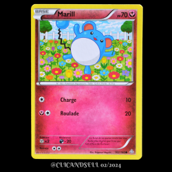 carte Pokémon 102/160 Marill Série XY05 - Primo Choc