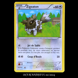 carte Pokémon 111/160 Zigzaton Série XY05 - Primo Choc