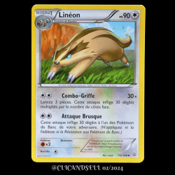 carte Pokémon 112/160 Linéon Série XY05 - Primo Choc