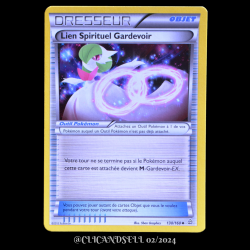 carte Pokémon 130/160 Lien Spirituel Gardevoir Série XY05 - Primo Choc