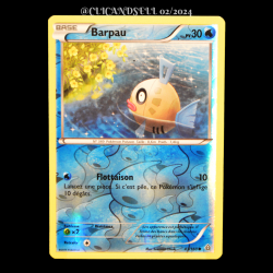 carte Pokémon 43/160 Barpau 30 PV REVERSE Série XY05 - Primo Choc