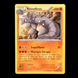 carte Pokemon Rhinoféros 61/146 XY FR
