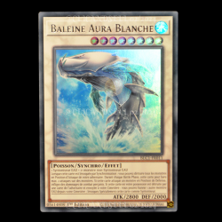 carte YU-GI-OH BLC1-FR011-S Baleine Aura Blanche S
