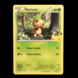 carte Pokémon 6/25 Marisson 60 PV Promo 25 Ans NEUF FR