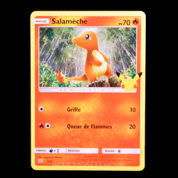 carte Pokémon 9/25 Salamèche 70 PV Promo 25 Ans NEUF FR
