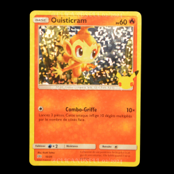 carte Pokémon 12/25 Ouisticram HOLO - 60 PV Promo 25 Ans NEUF FR