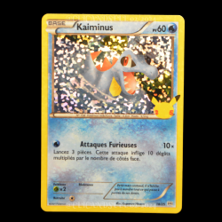 carte Pokémon 18/25 Kaiminus HOLO - 60 PV Promo 25 Ans NEUF FR